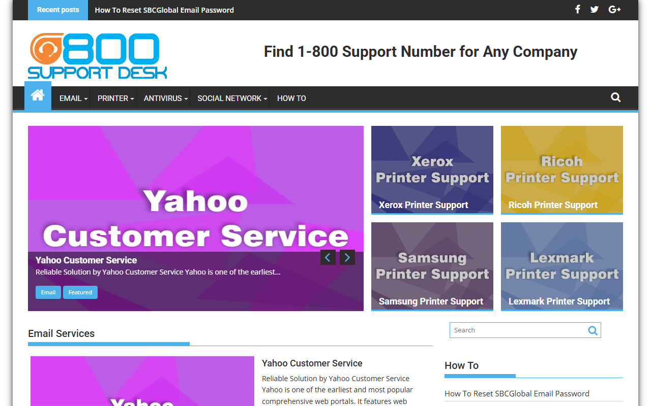 800supportdesk.com screenshot