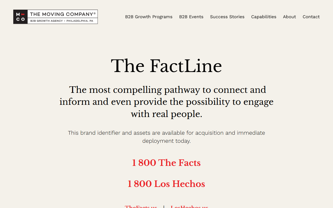 800thefacts.com screenshot