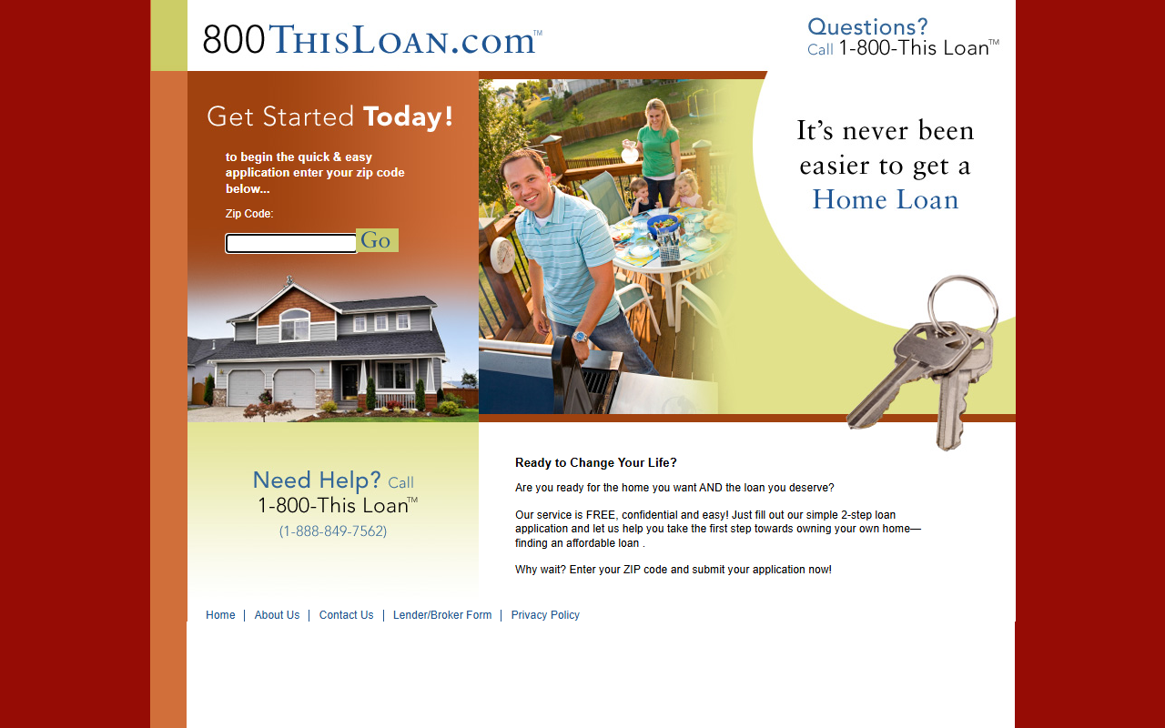 800thisloan.com screenshot