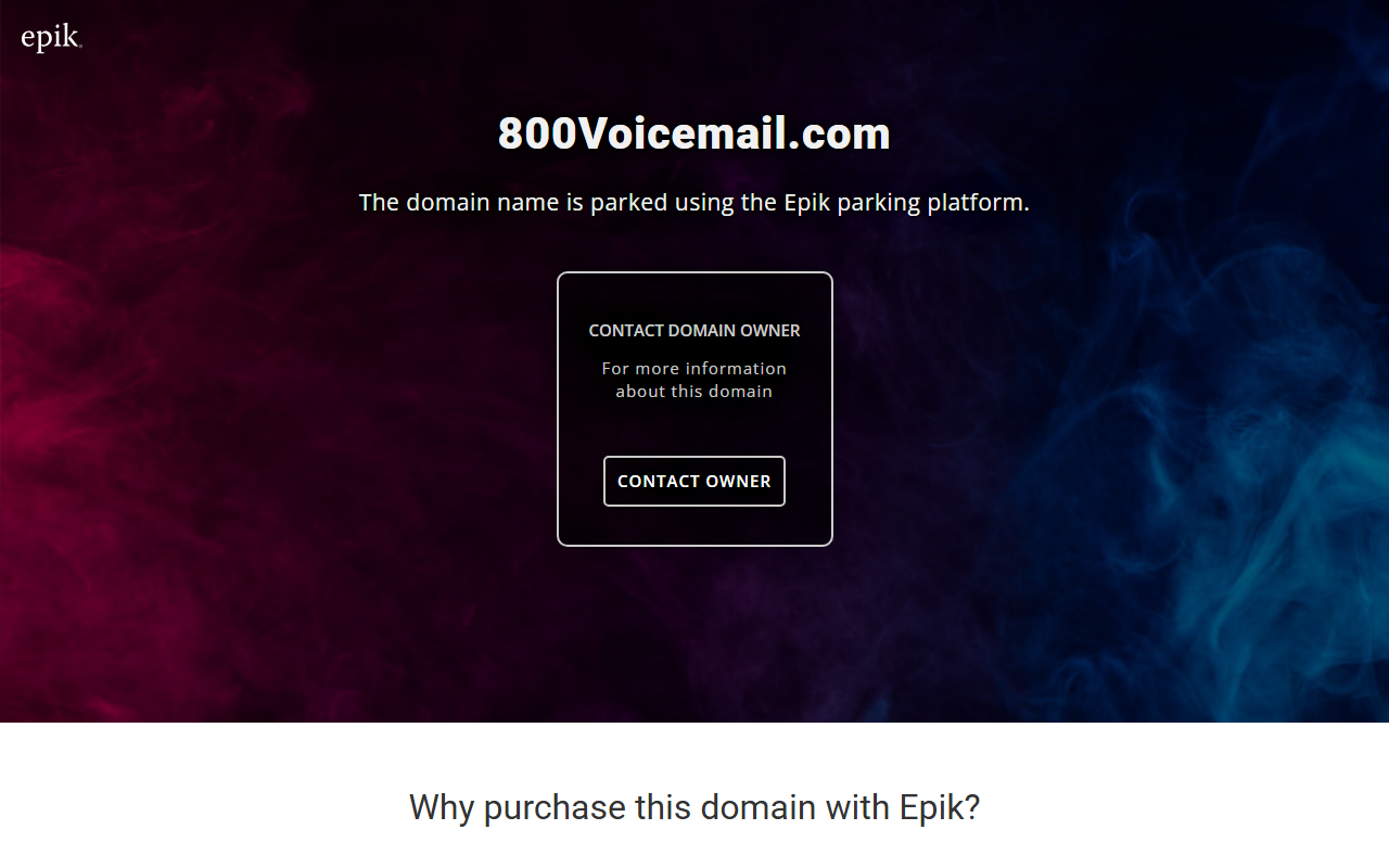 800voicemail.com screenshot