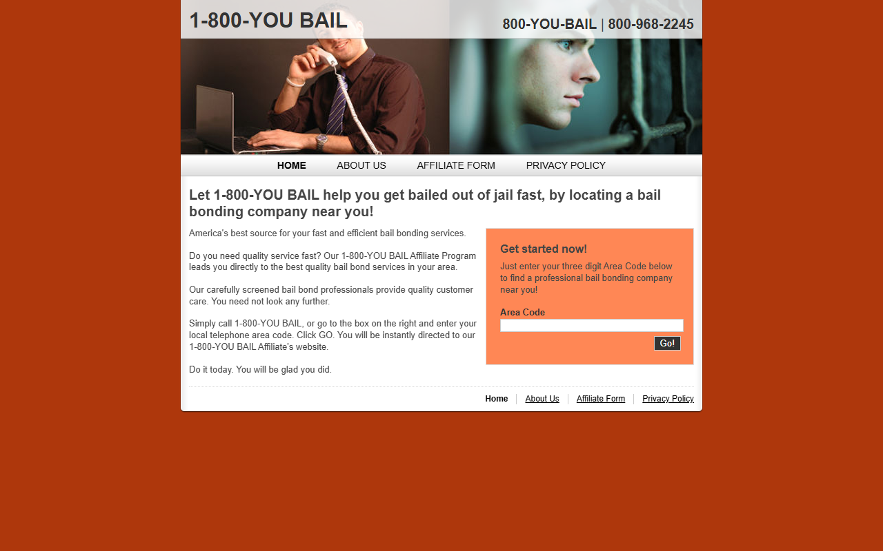 800youbail.com screenshot