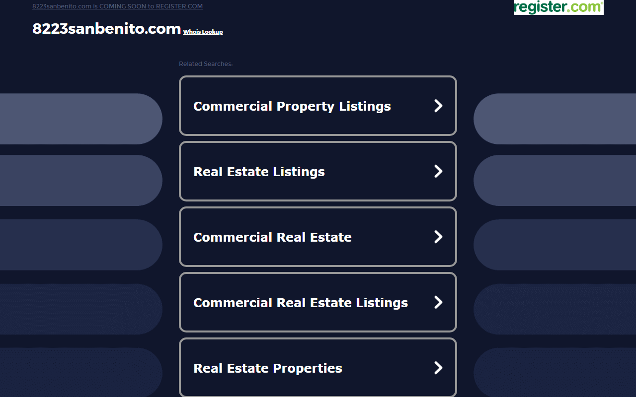 8223sanbenito.com screenshot