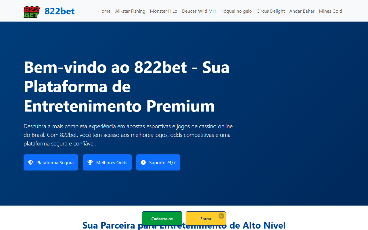 822betcasino.com screenshot