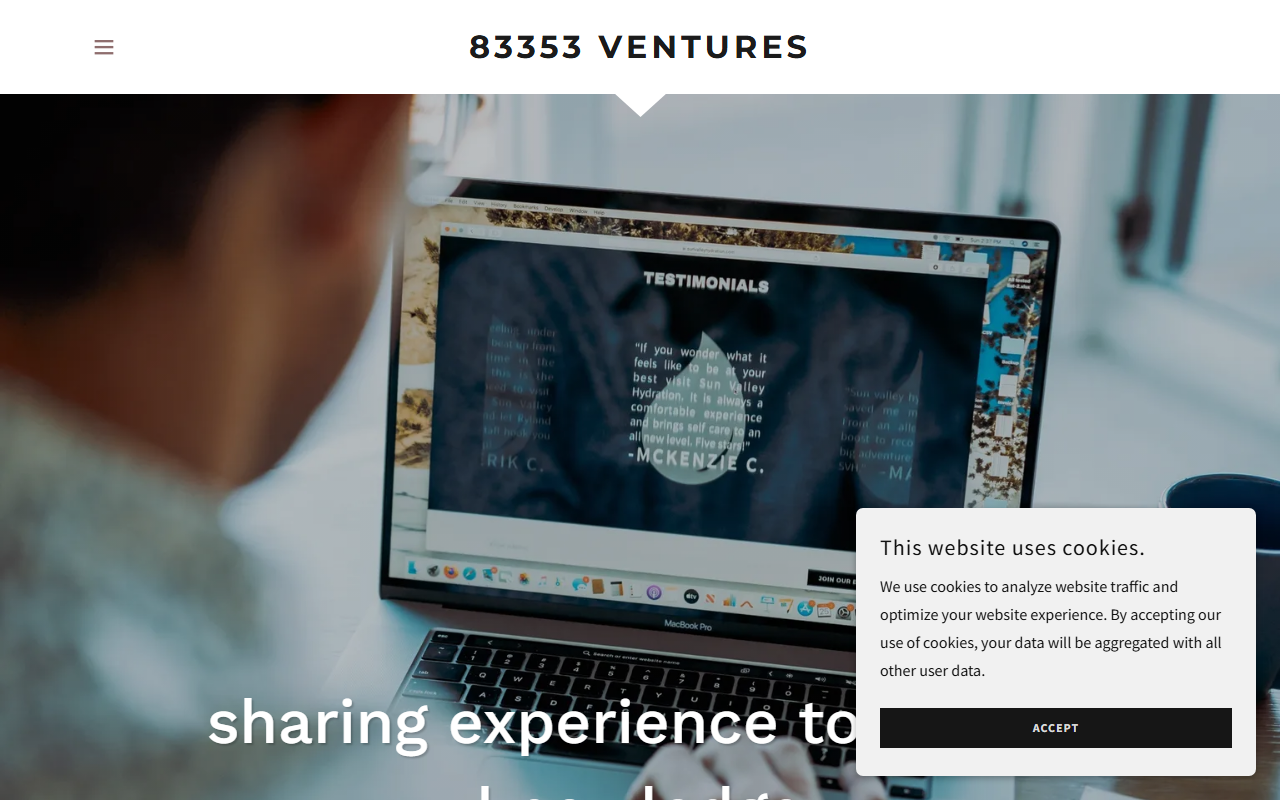 83353ventures.com screenshot