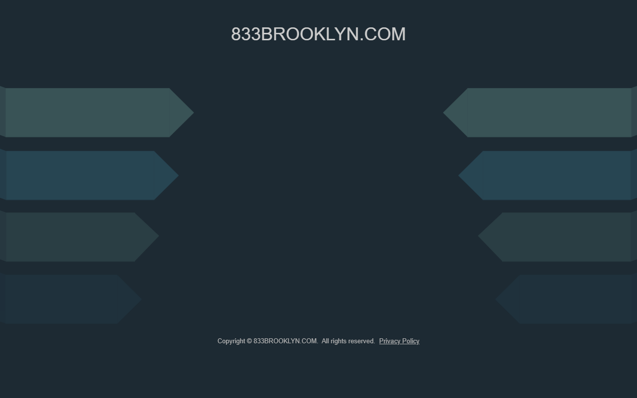 833brooklyn.com screenshot