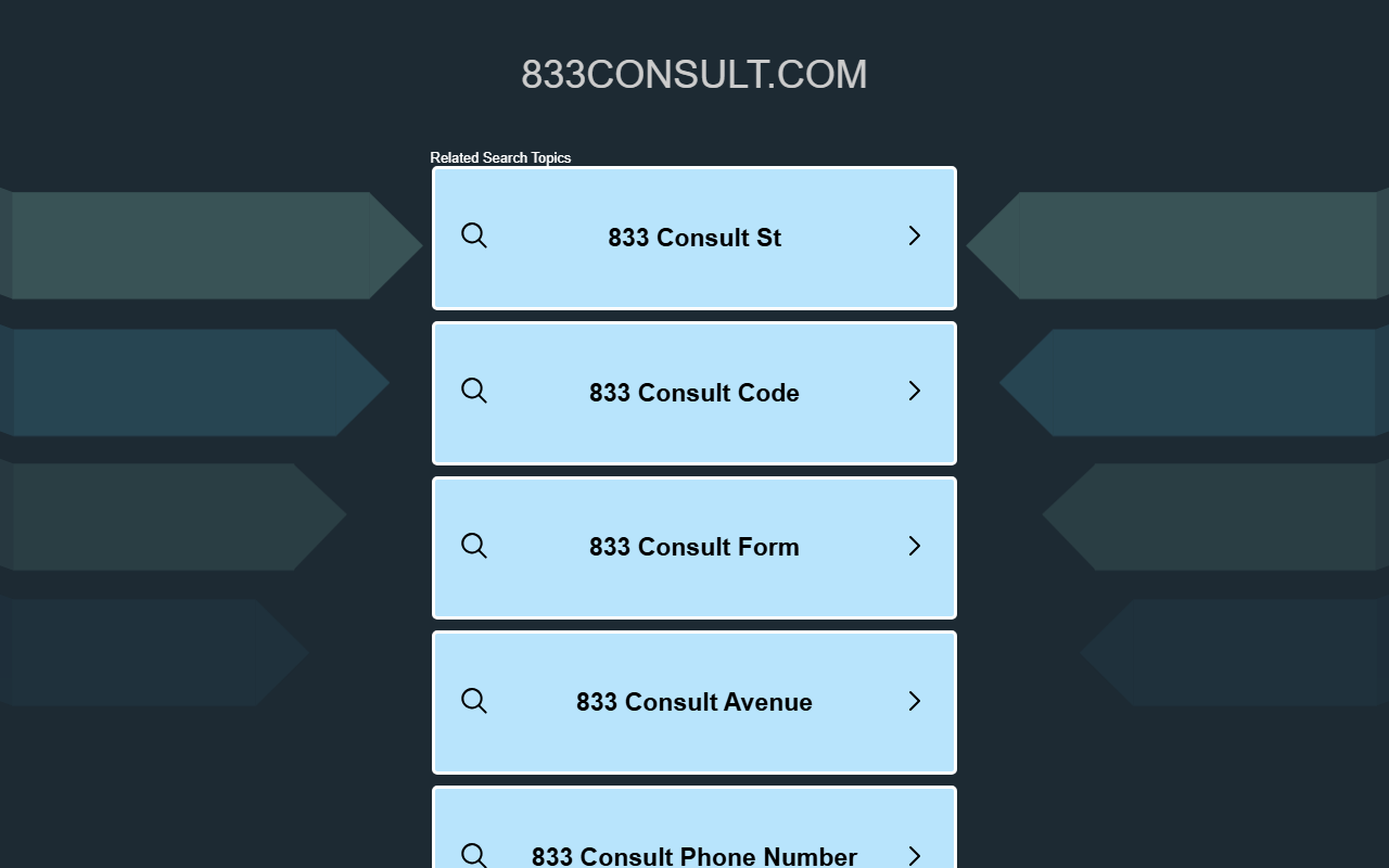 833consult.com screenshot