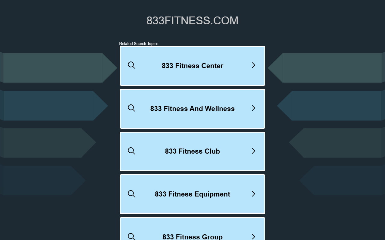 833fitness.com screenshot