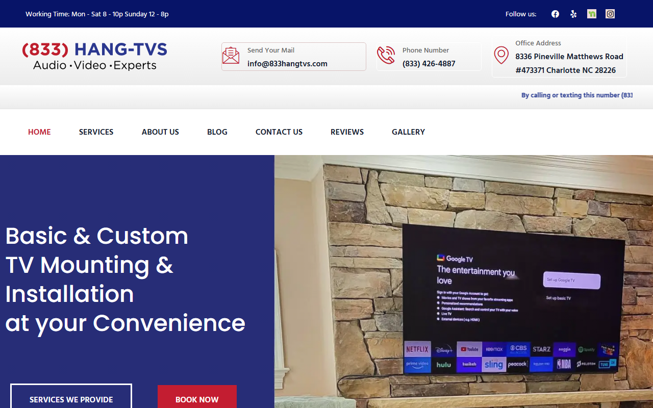 833hangtvs.com screenshot