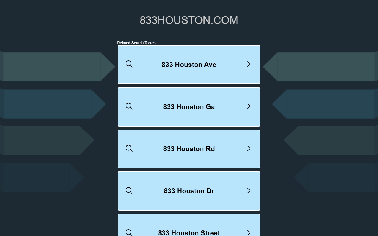 833houston.com screenshot