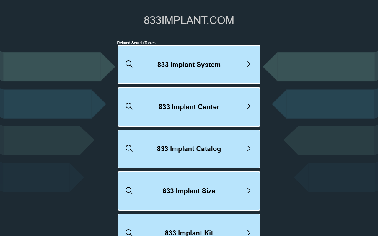 833implant.com screenshot