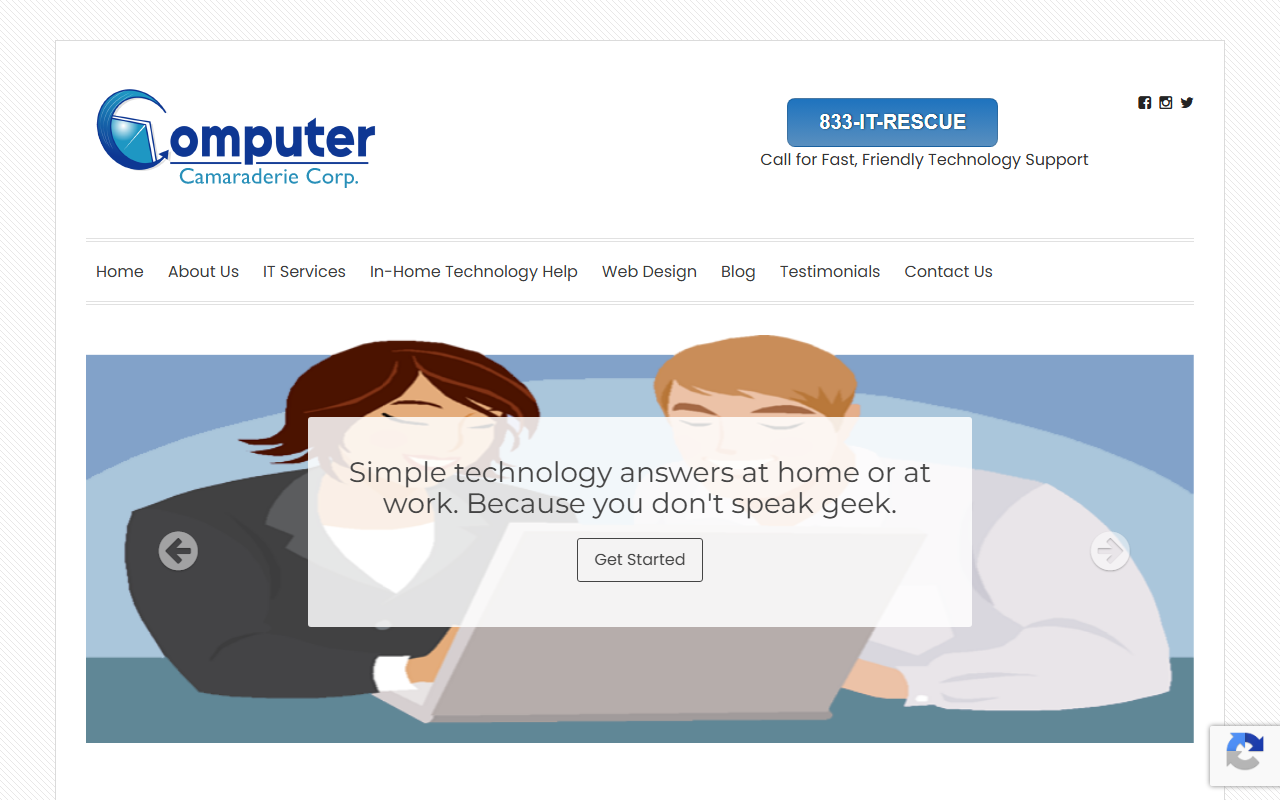 833itrescue.com screenshot