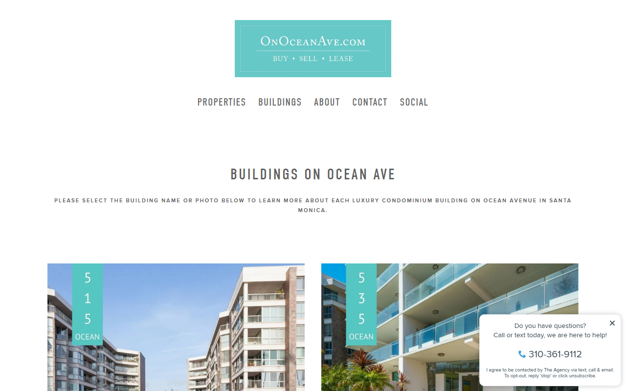 833oceanave.com screenshot