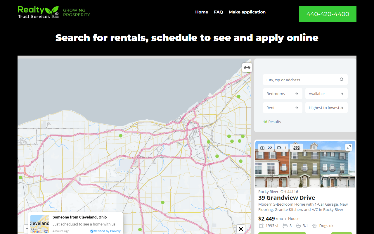 833ohrents.com screenshot