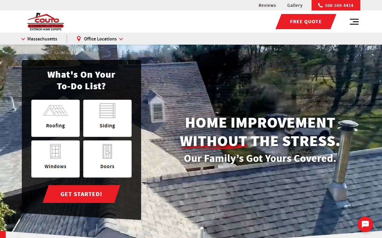 833roofing.com screenshot