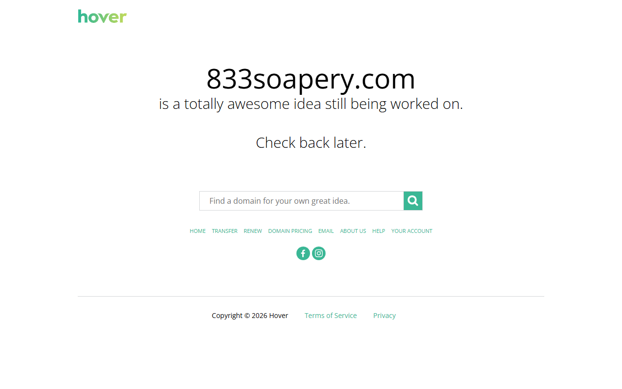 833soapery.com screenshot