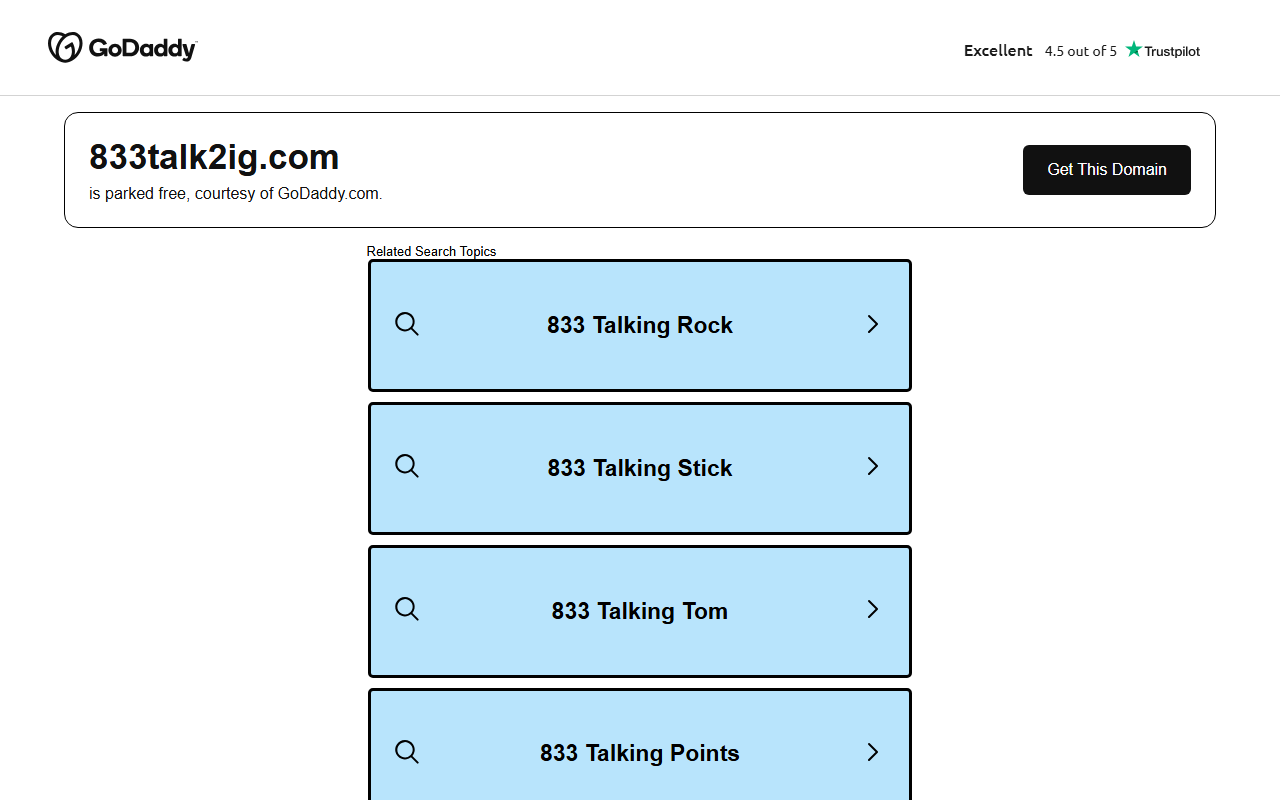 833talk2ig.com screenshot