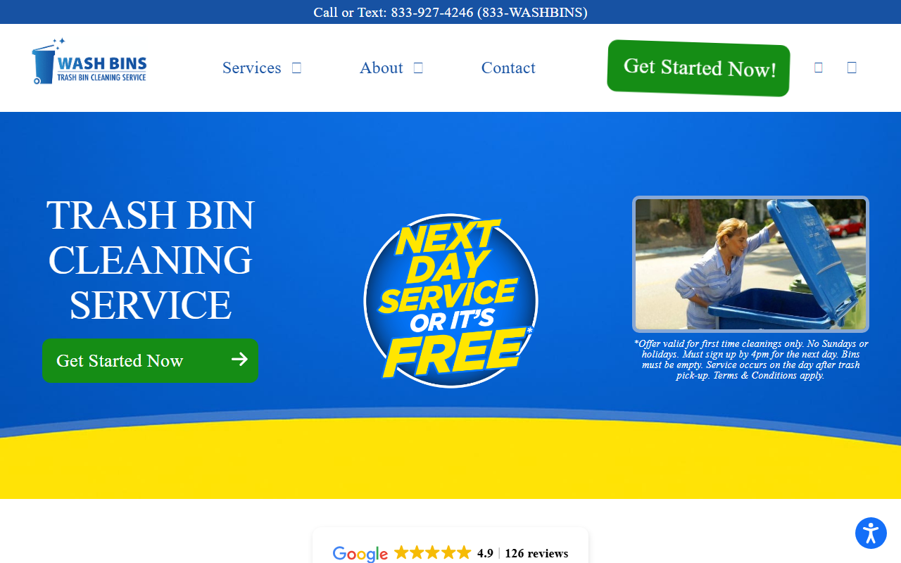 833washbins.com screenshot