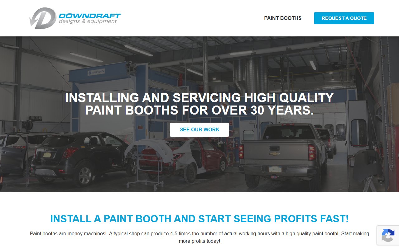 844-4-spraybooth.com screenshot