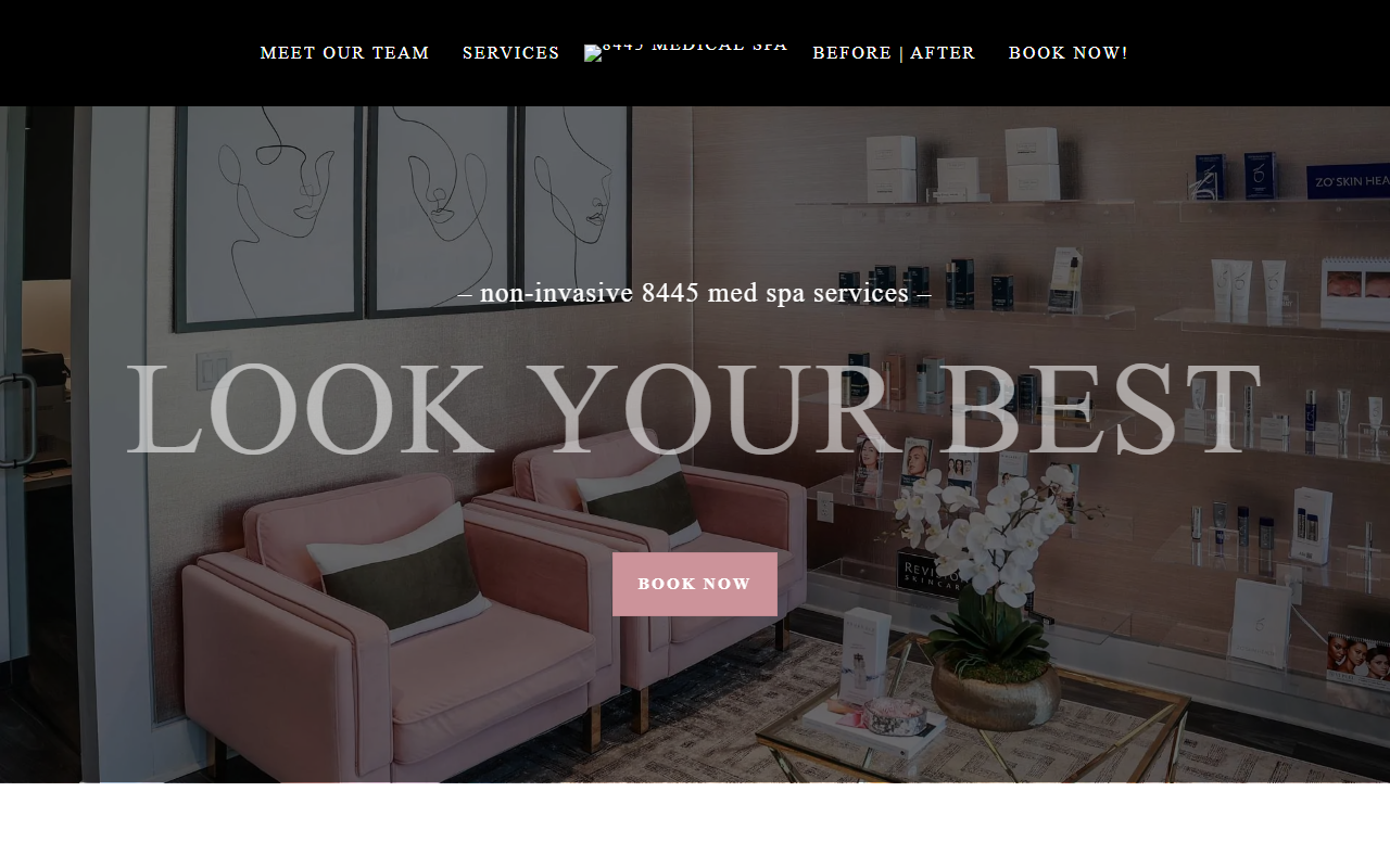 8445medicalspa.com screenshot