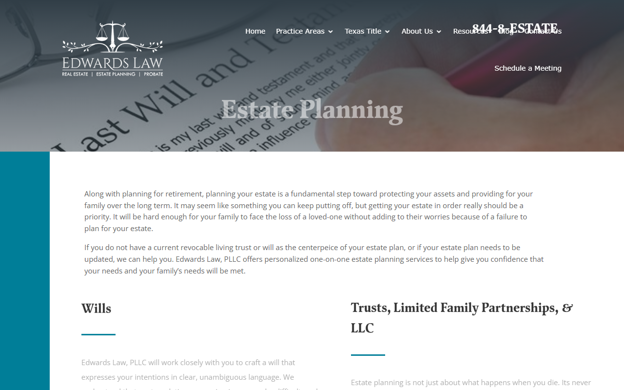 8448estate.com screenshot