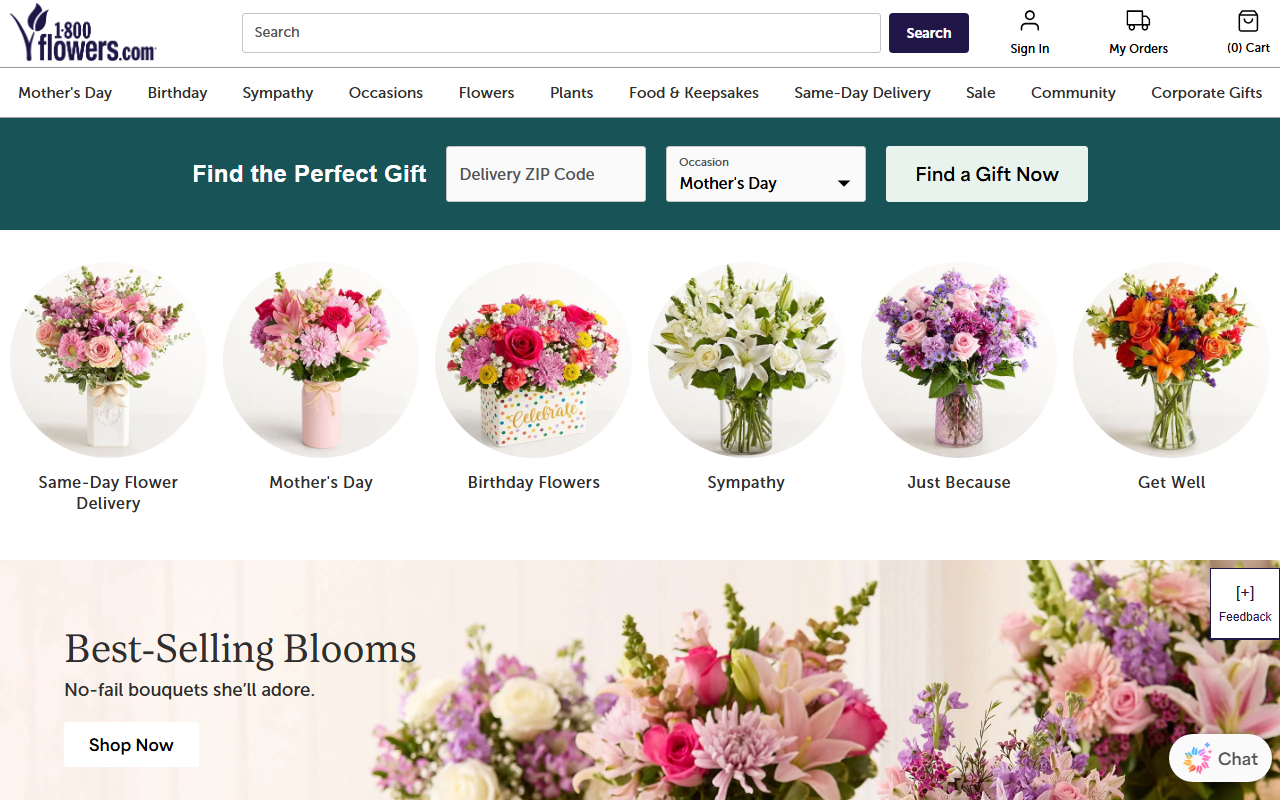 844flowers.com screenshot
