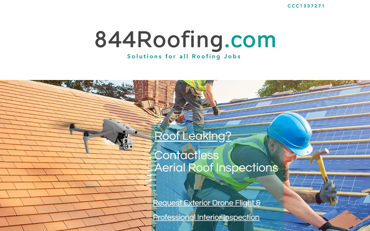 844roofing.com screenshot