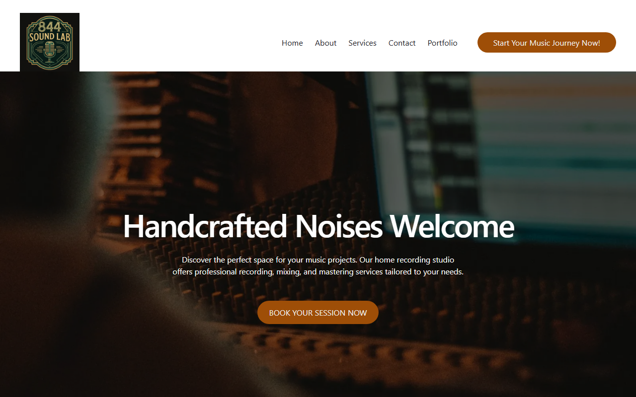 844soundlab.com screenshot