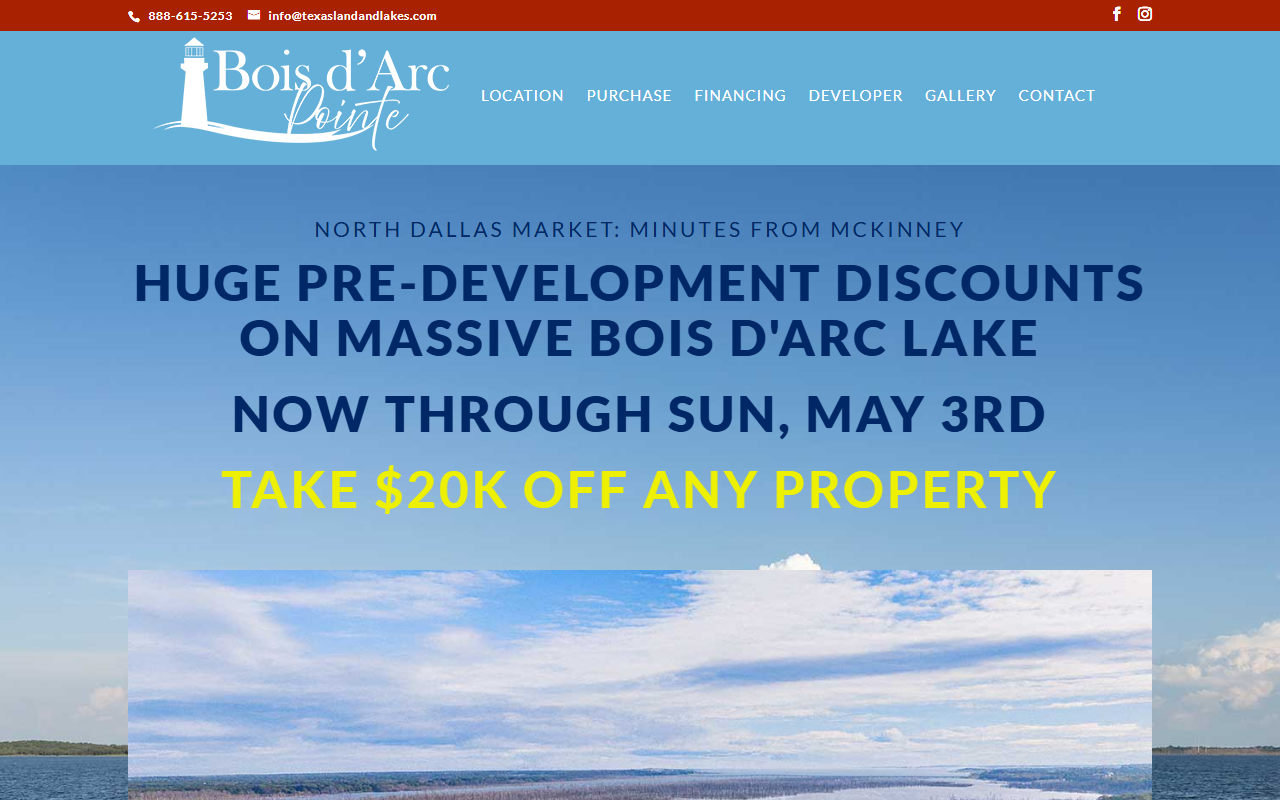 844txlakes.com screenshot