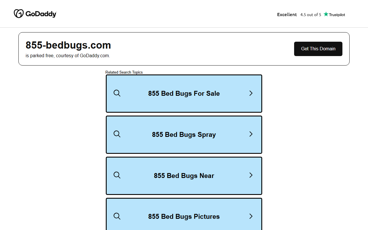 855-bedbugs.com screenshot