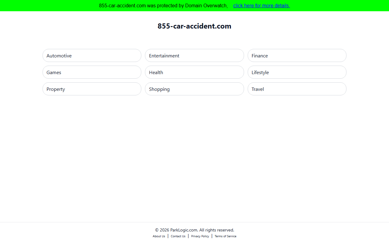 855-car-accident.com screenshot