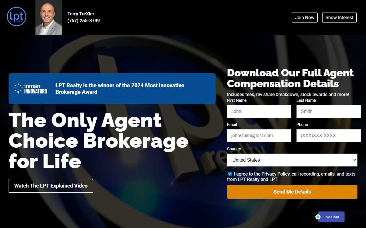 855asktrex.com screenshot