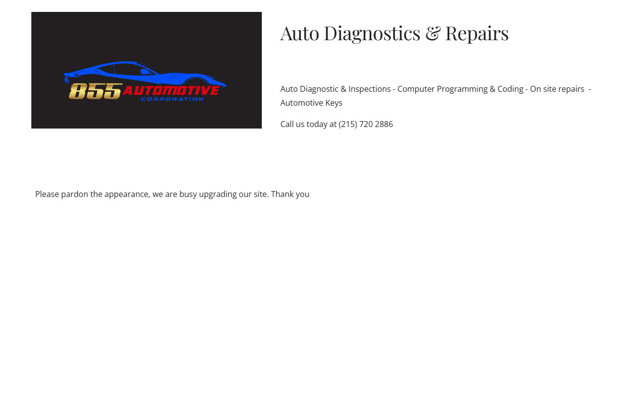 855automotive.com screenshot