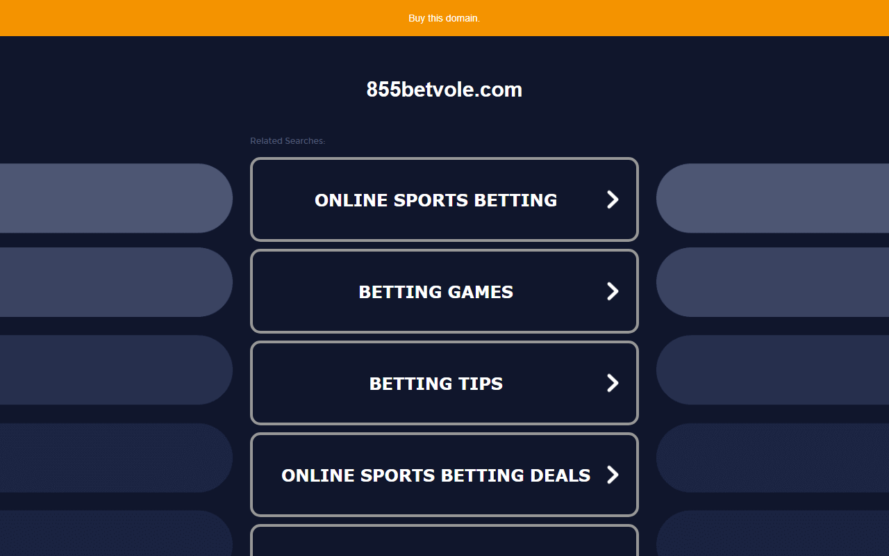 855betvole.com screenshot