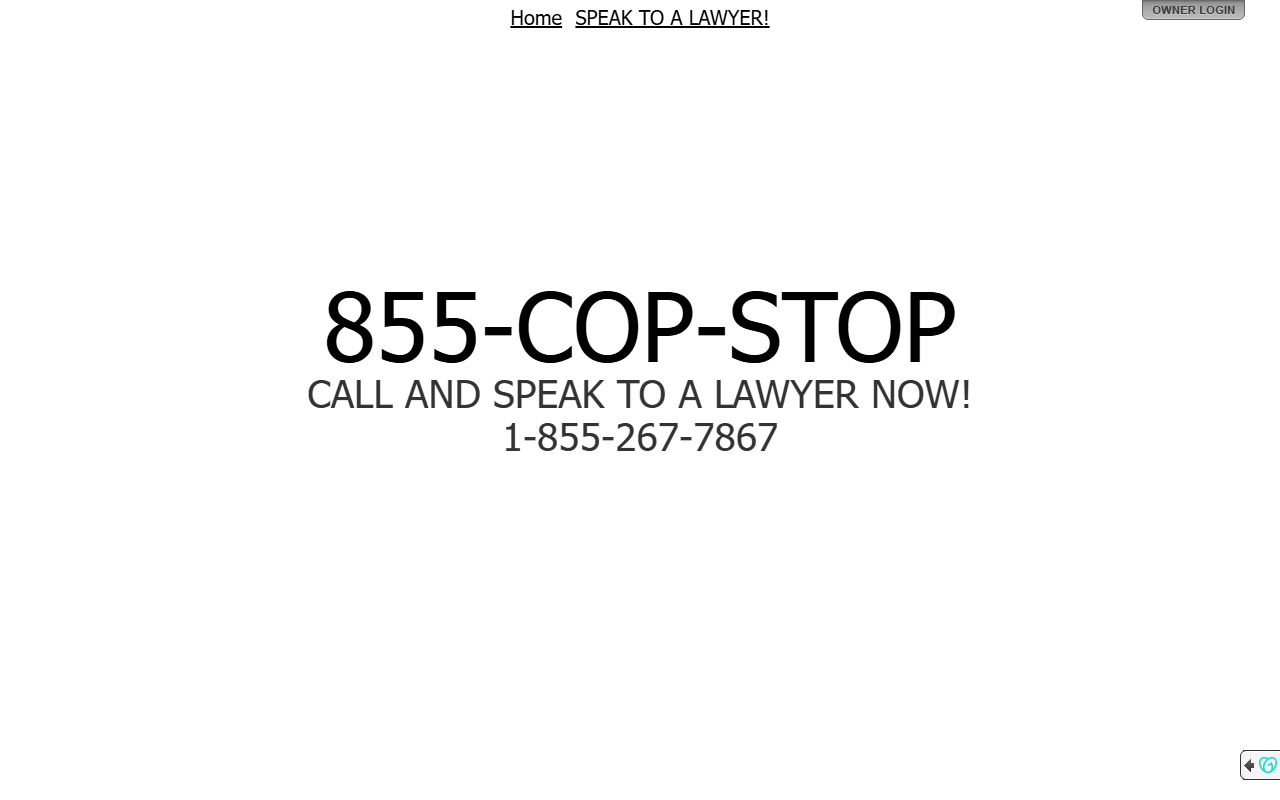 855copstop.com screenshot