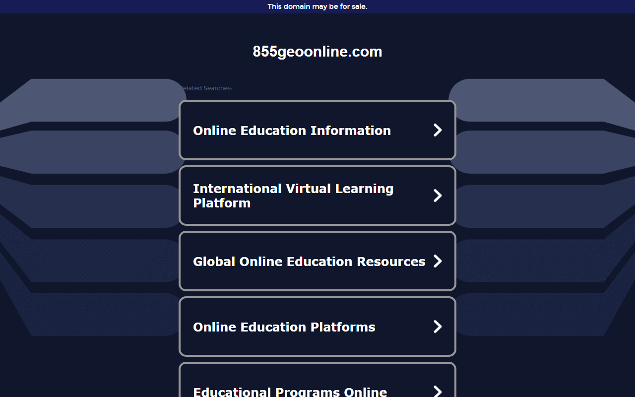 855geoonline.com screenshot
