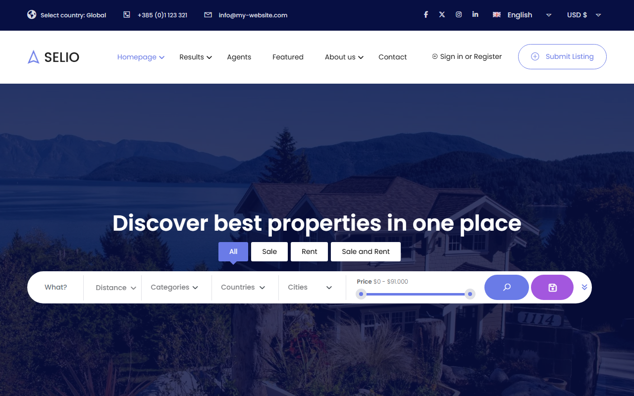 855rentals.com screenshot