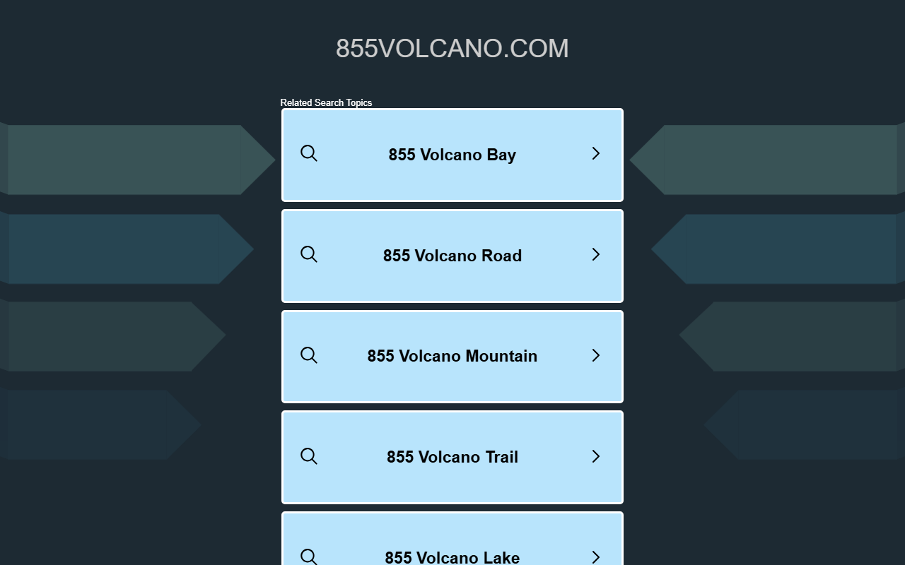 855volcano.com screenshot