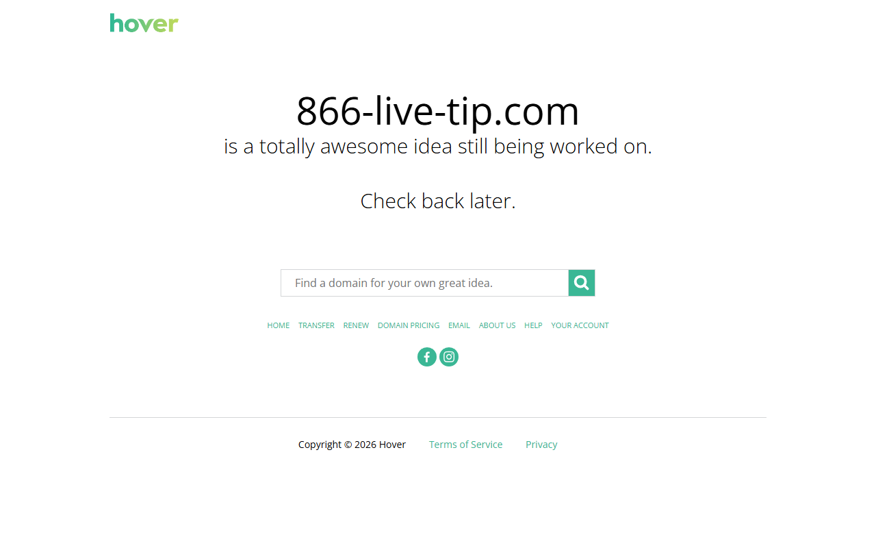 866-live-tip.com screenshot