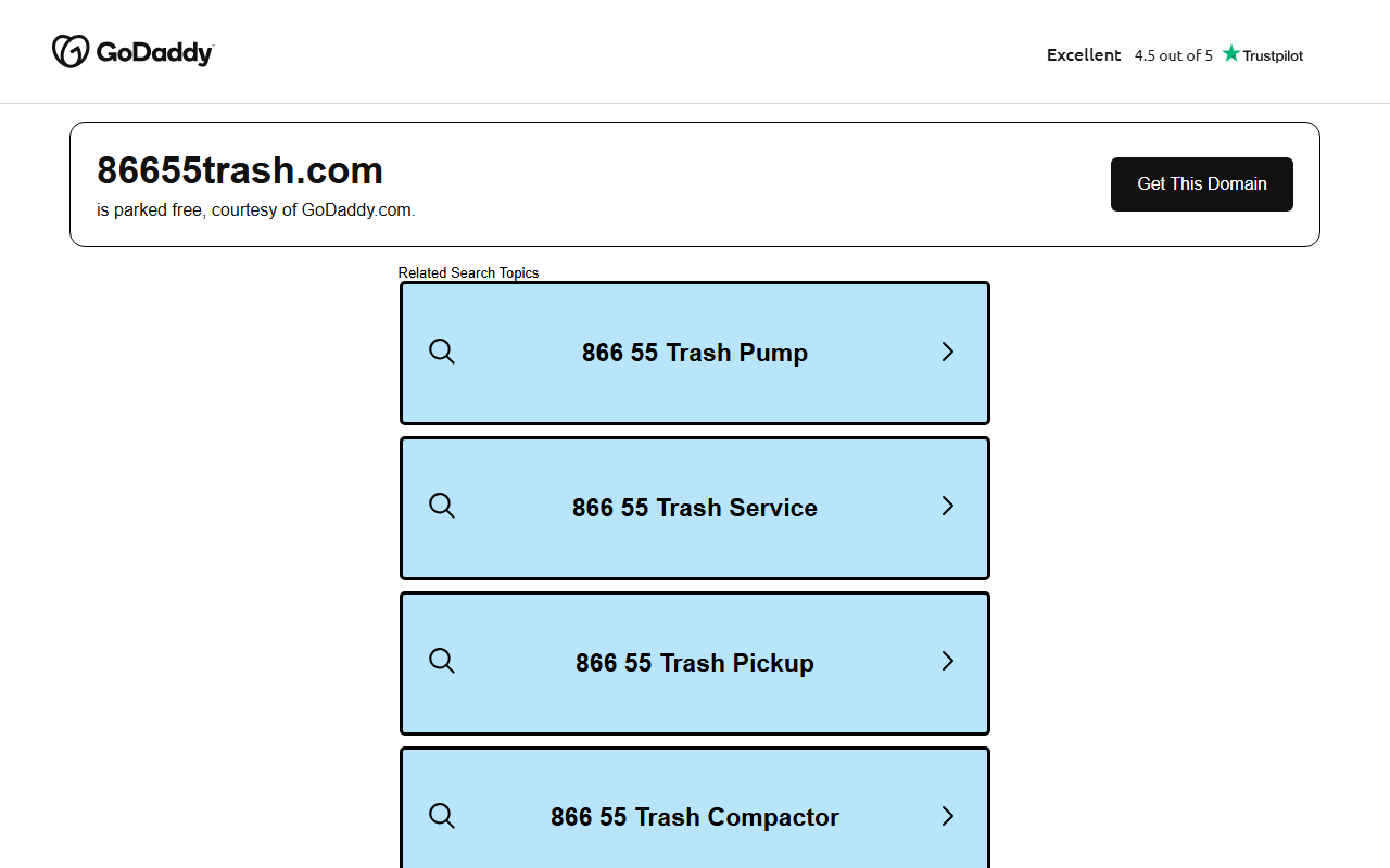 86655trash.com screenshot
