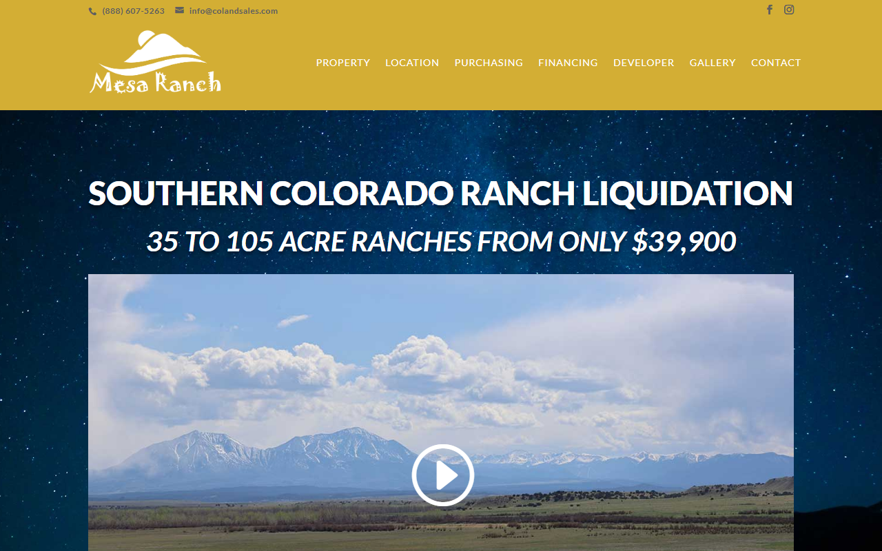 866coranch.com screenshot