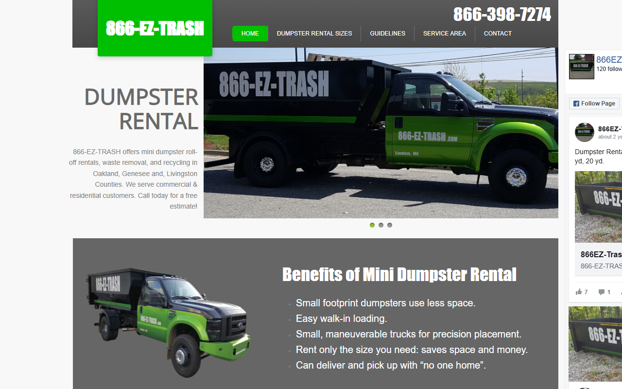 866eztrash.com screenshot