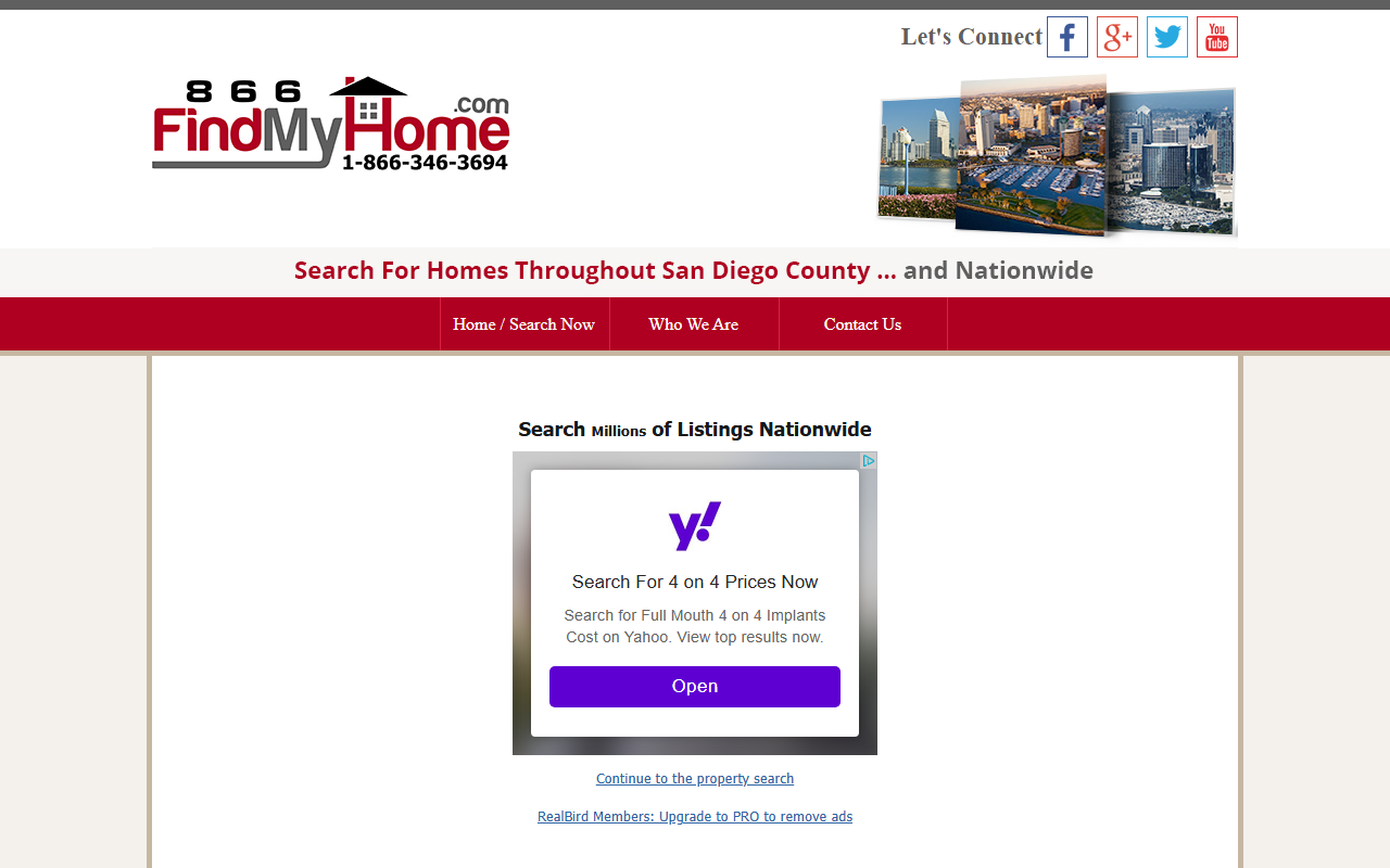 866findmyhome.com screenshot