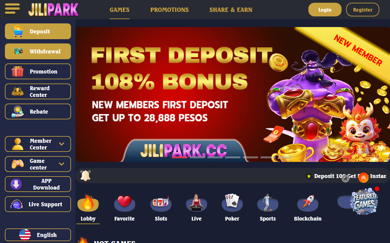 866jilipark.com screenshot