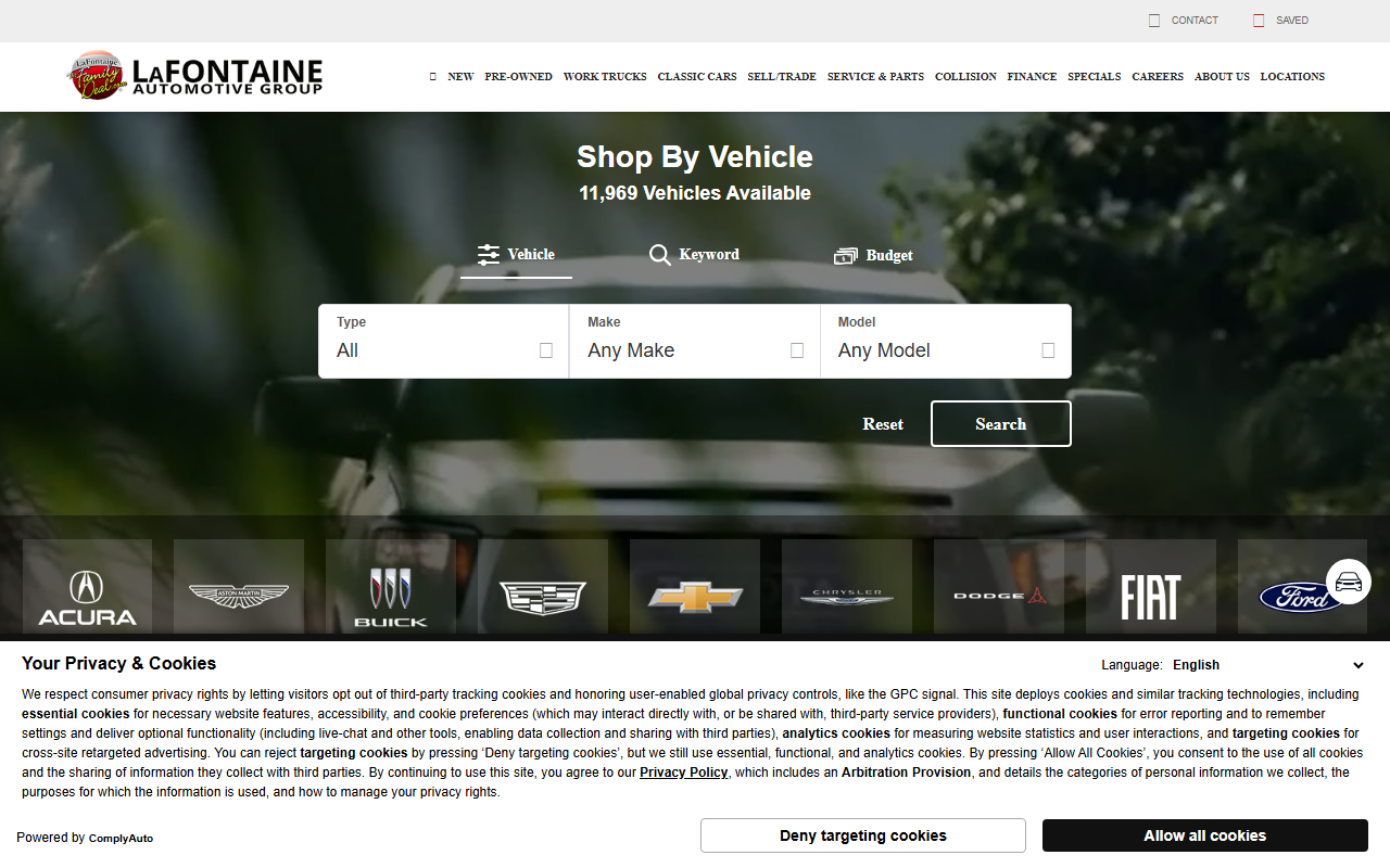 866lafontaine.com screenshot