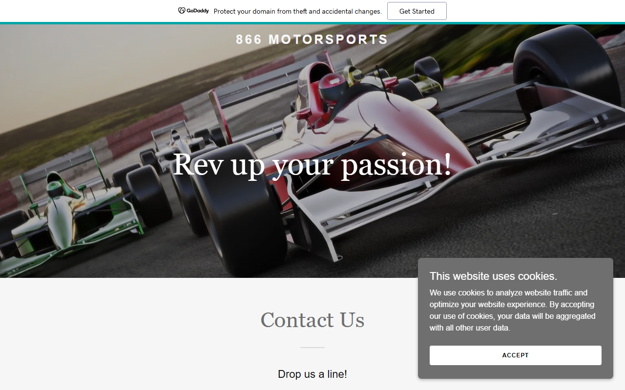 866motorsports.com screenshot