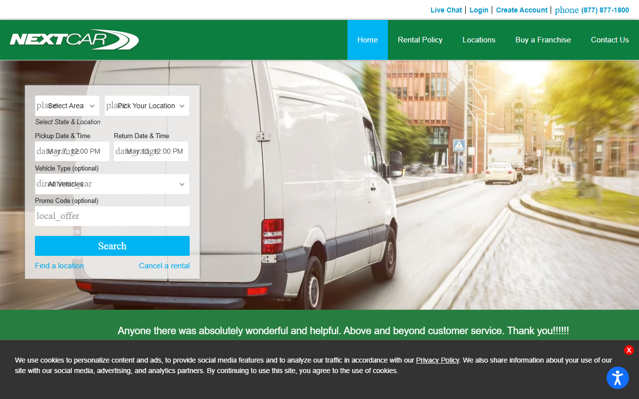 866mynextcar.com screenshot