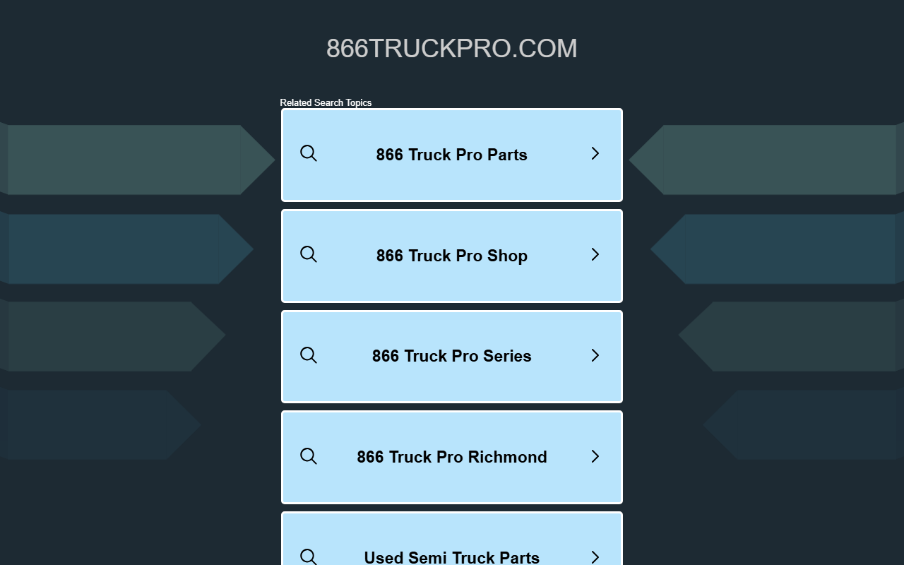 866truckpro.com screenshot