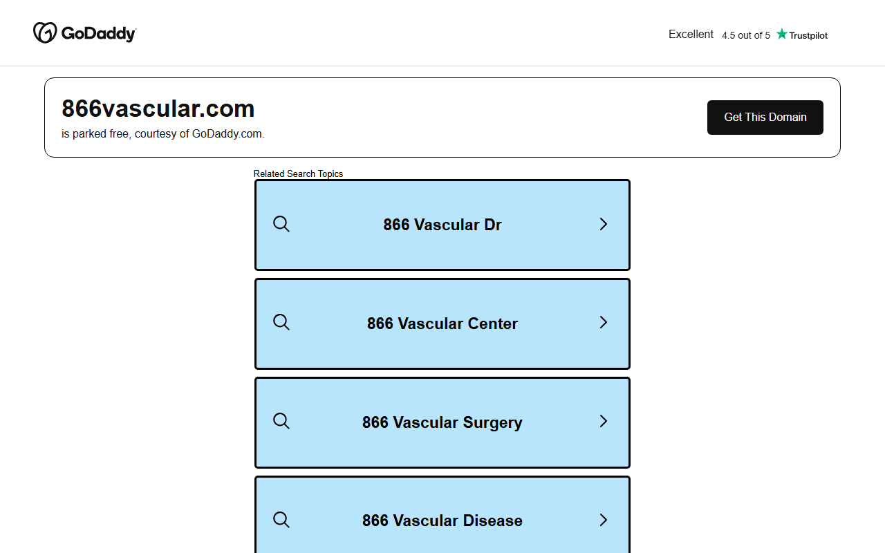 866vascular.com screenshot