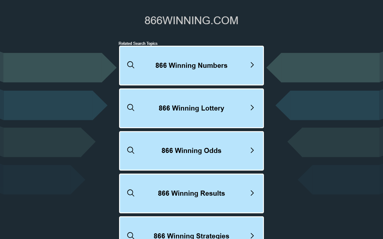 866winning.com screenshot