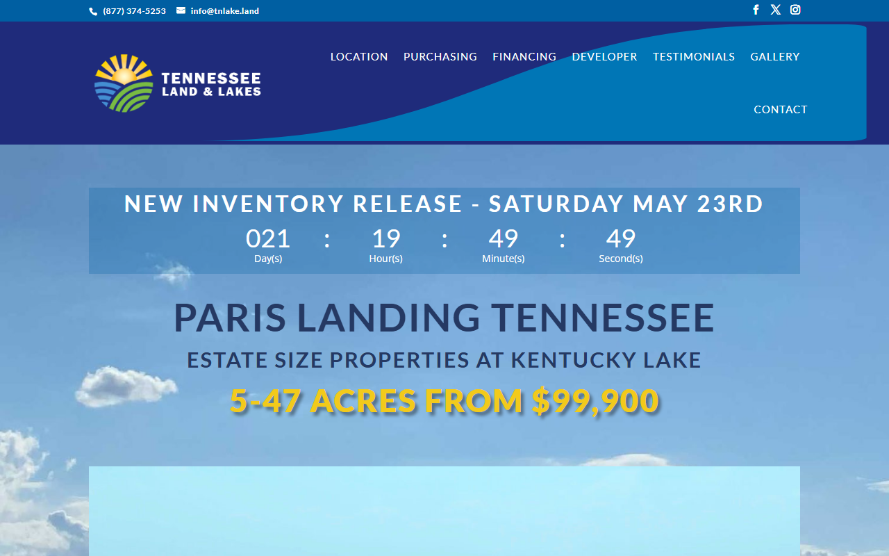 877577land.com screenshot